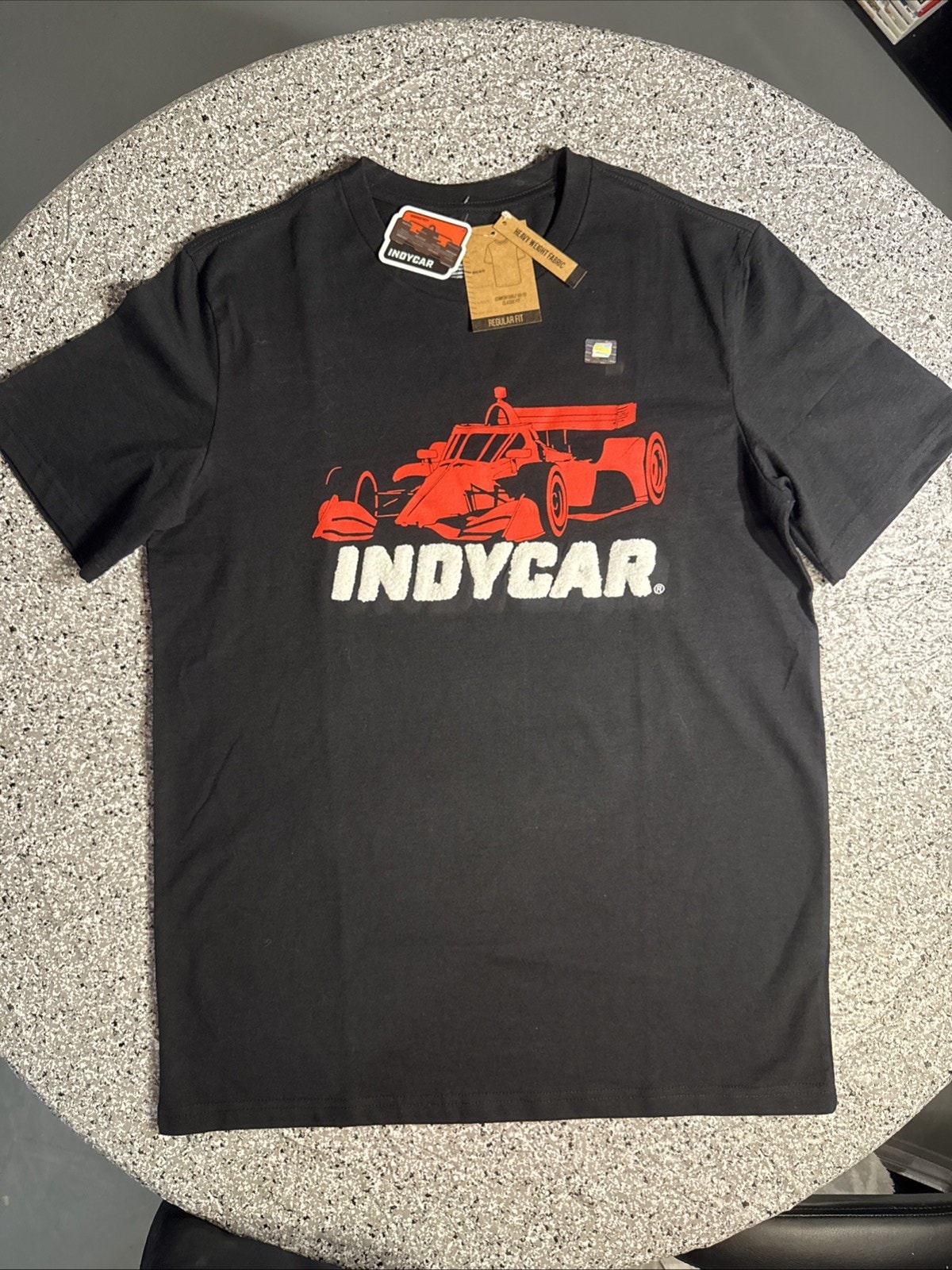Indycar TShirt Mens Large Black Graphic Indianapolis Motor Speedway Racing New